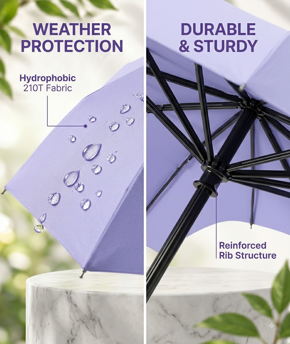 Premium™ Pocket Travel Umbrella with Protective Case